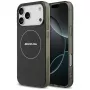 Mercedes AMG Double Layer Transparent Smoked MagSafe -kotelo iPhone 17 Pro Max:lle, musta