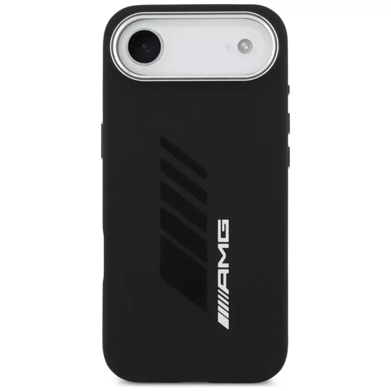 Mercedes-AMG silikoni Oversize Rhombs MagSafe -suojakuori iPhone Air, musta