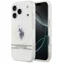 U.S. POLO ASSN. Etui US Polo DH and Bottom Stripe Logo MagSafe iPhone 17 Pro:lle, valkoinen