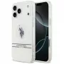 U.S. POLO ASSN. Etui US Polo DH and Bottom Stripe Logo MagSafe iPhone 17 Pro Max:lle, valkoinen