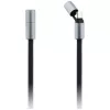 Karl Lagerfeld Ikonik Charm USB-C–USB-C-kaapeli lanyardilla, 1,2 m, musta