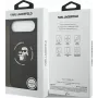KARL LAGERFELD silikoninen Karl & Choupette Ring MagSafe -kotelo Apple iPhone Airille - musta