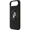 KARL LAGERFELD silikoninen Karl & Choupette Ring MagSafe -kotelo Apple iPhone Airille - musta