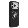 KARL LAGERFELD silikoninen Karl & Choupette Ring MagSafe -kotelo Apple iPhone 17 Prolle, musta