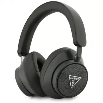 Guess 4G Triangle Logo langattomat over-ear-kuulokkeet Bluetooth 5.4 ENC, musta