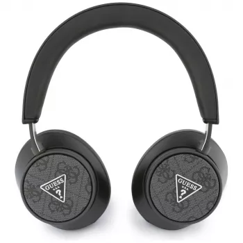Guess 4G Triangle Logo langattomat over-ear-kuulokkeet Bluetooth 5.4 ENC, musta