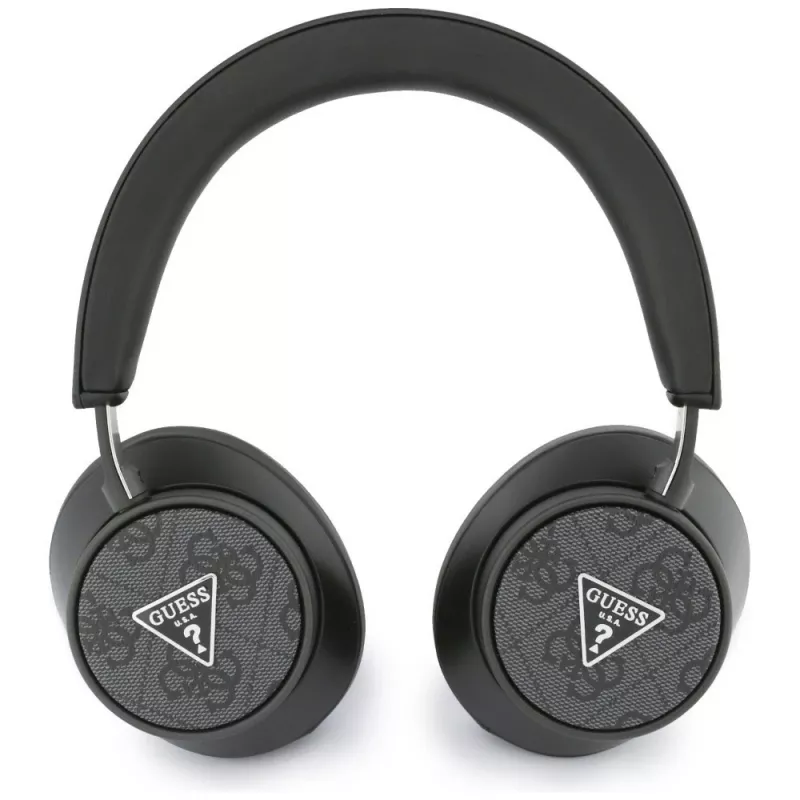 Guess 4G Triangle Logo langattomat over-ear-kuulokkeet Bluetooth 5.4 ENC, musta