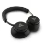 Guess Bluetooth over-ear-kuulokkeet ENC Saffiano Triangle Logo, musta