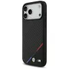 BMW M Carbon Tricolor Line MagSafe -kotelo iPhone 17 Pro Maxille, musta