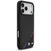 BMW M Carbon Tricolor Line MagSafe -kotelo iPhone 17 Pro Maxille, musta