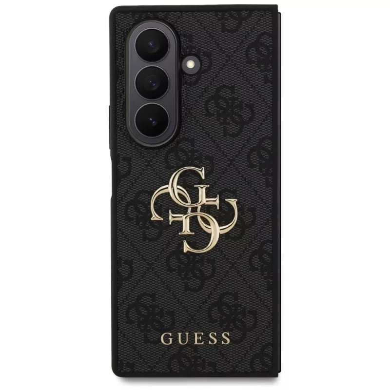 Guess Big 4G Logo Classic -kotelo Samsung Galaxy Z Fold7:lle, musta