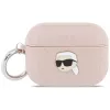 KARL LAGERFELD Monogram Karl Head -kotelo AirPods Pro 3:lle, pinkki