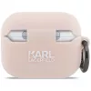 Karl Lagerfeld silikoni Choupette Head 3D -kotelo AirPods Pro 3, roosa