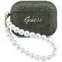 Guess Glitter Pearl Strap -kotelo AirPods Pro 3, khaki