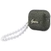 Guess Glitter Pearl Strap -kotelo AirPods Pro 3, khaki