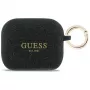 Guess silikoni Glitter Ring -kotelo AirPods Pro 3, musta