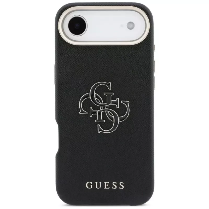 Guess FW Resin Logo -kotelo iPhone Air:lle, musta