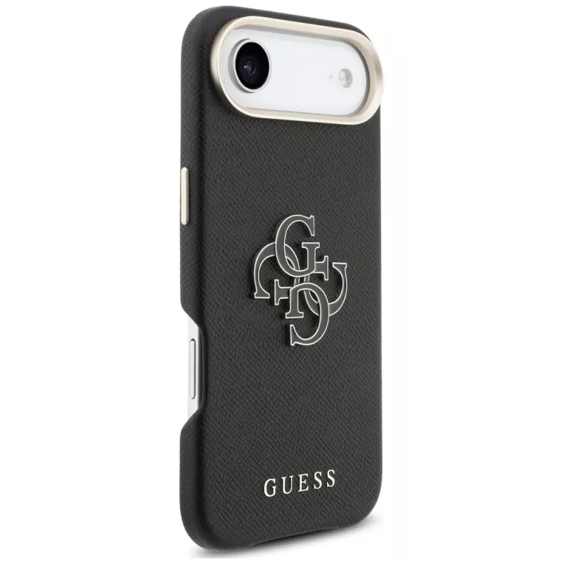 Guess FW Resin Logo -kotelo iPhone Air:lle, musta