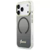 Guess IML Gradient Script Metal MagSafe -kotelo Apple iPhone 17 Pro Max:lle, musta