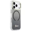 Guess IML Gradient Script Metal MagSafe -kotelo Apple iPhone 17 Pro Max:lle, musta