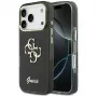 Guess IML 4G Script Metal -kotelo Apple iPhone 17 Pro:lle, musta