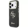 Guess IML 4G Script Metal -kotelo Apple iPhone 17 Pro:lle, musta
