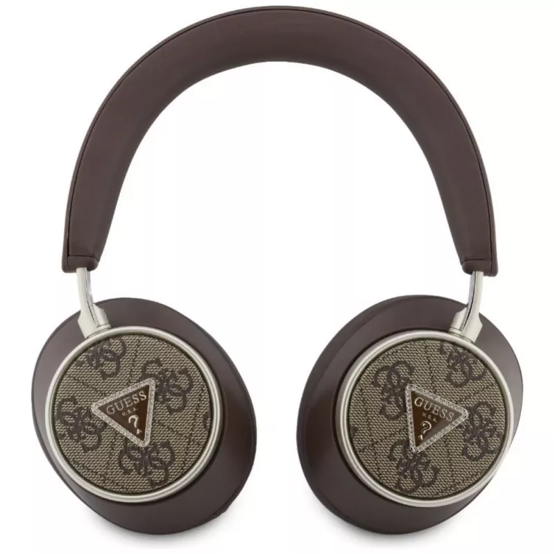 Guess 4G Triangle Logo -langattomat Bluetooth 5.4 -korvakuulokkeet ENC:llä - ruskea