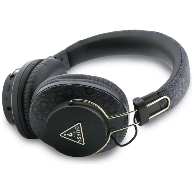 Guess Triangle Logo -Bluetooth-korvakuulokkeet ENC:llä, musta