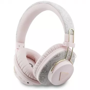 Guess Triangle Logo -Bluetooth-korvakuulokkeet ENC:llä, pinkki