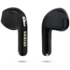 Guess Gold Line Triangle -nappikuulokkeet TWS Bluetooth latauskotelolla (musta)