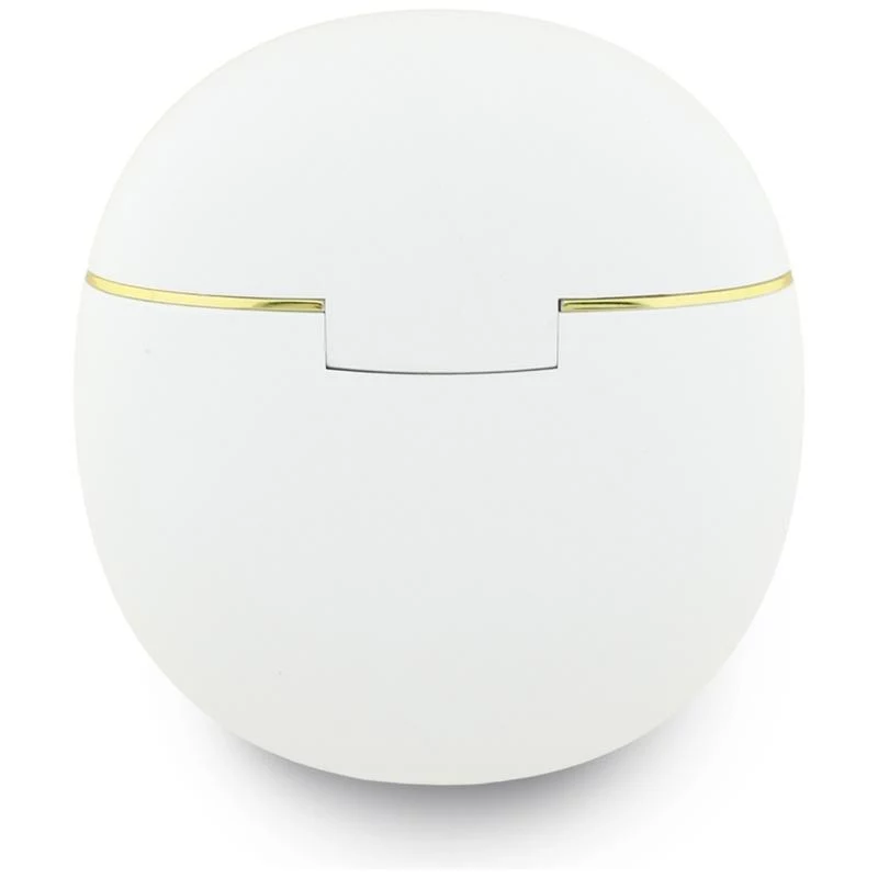 Guess Gold Line Triangle -Bluetooth-kuulokkeet TWS latauskotelolla (valkoinen)