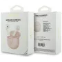 Guess Gold Line Triangle -nappikuulokkeet True Wireless Stereo Bluetooth latauskotelolla (pinkki)