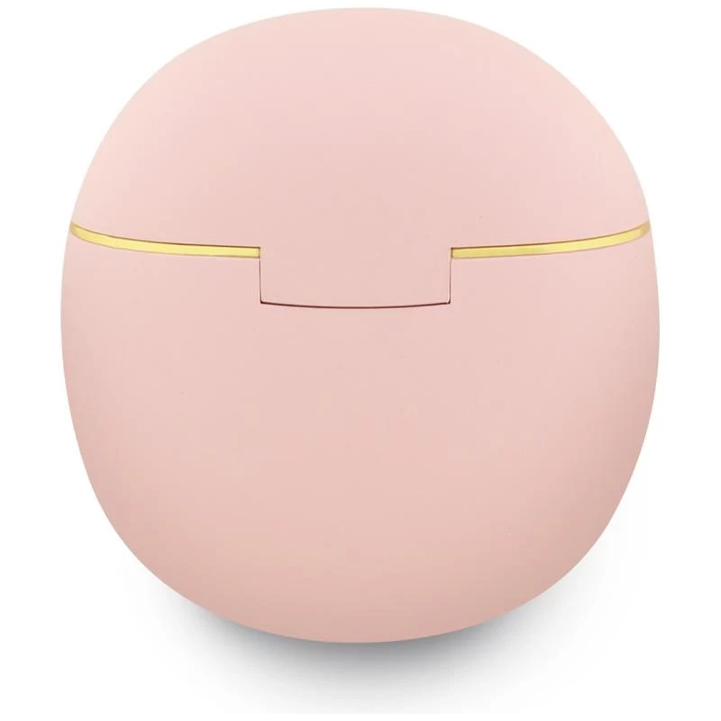Guess Gold Line Triangle -nappikuulokkeet True Wireless Stereo Bluetooth latauskotelolla (pinkki)