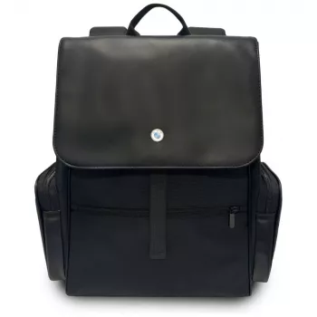 BMW Side Pockets Metal Logo -laptopreppu 15, musta