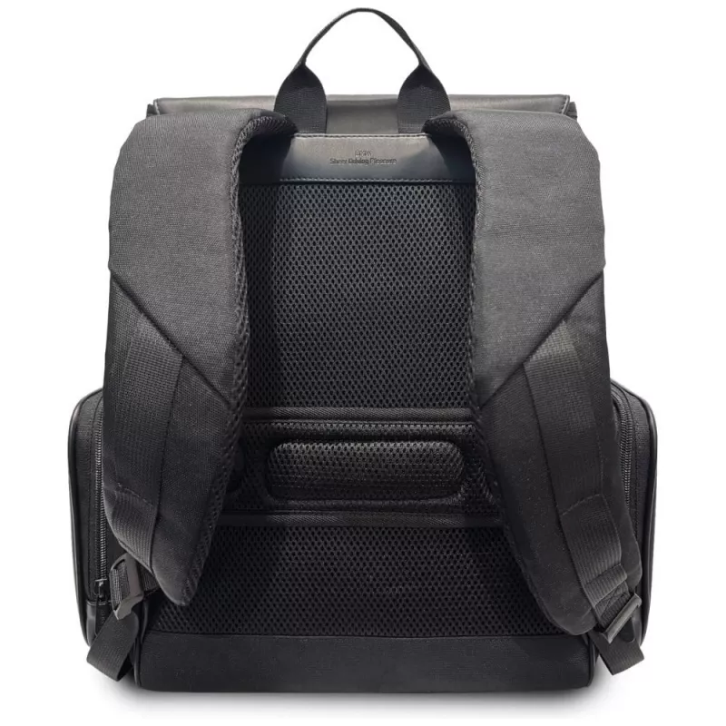 BMW Side Pockets Metal Logo -laptopreppu 15, musta