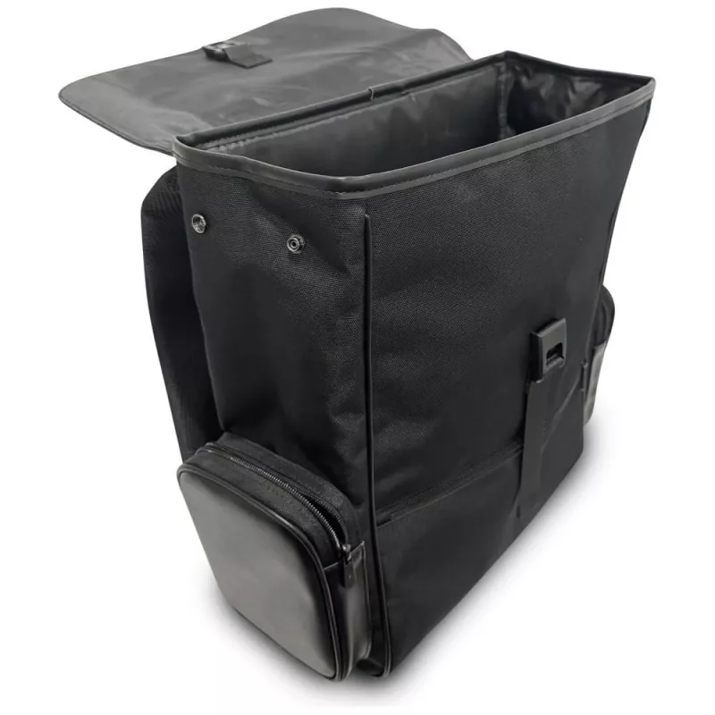 BMW Side Pockets Metal Logo -laptopreppu 15, musta