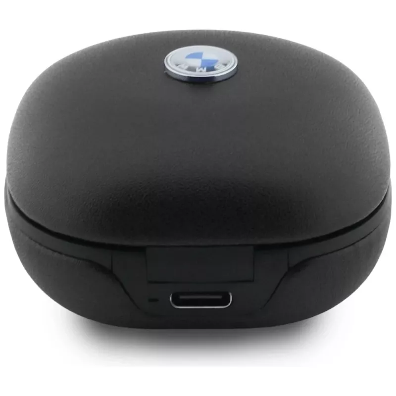 BMW LeatherMetal Logo -nappikuulokkeet ENC TWS Bluetooth 5.3, musta