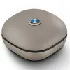 BMW LeatherMetal Logo -nappikuulokkeet TWS Bluetooth ENC:llä, taupe