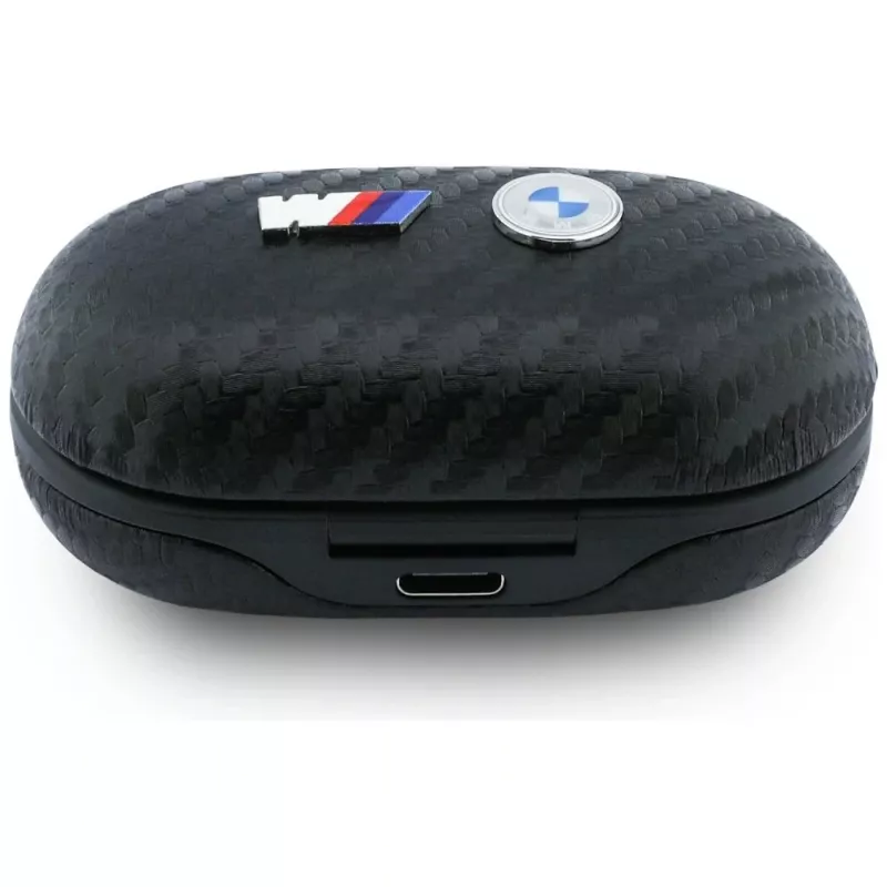 BMW Bluetooth-nappikuulokkeet Carbon Metal Logo ENC, musta