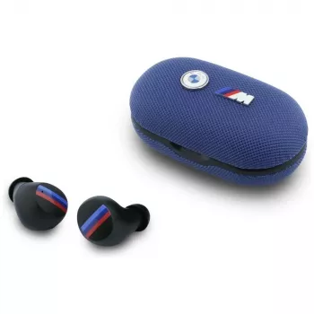 BMW M Metal Logo -nappikuulokkeet TWS Bluetooth 5.3 ENC:llä, sininen