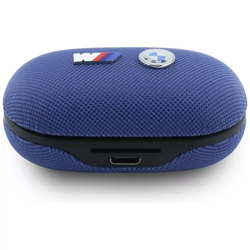 BMW M Metal Logo -nappikuulokkeet TWS Bluetooth 5.3 ENC:llä, sininen