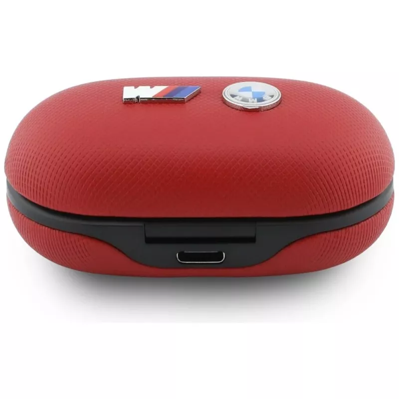 BMW M Metal Logo -nappikuulokkeet TWS Bluetooth ENC:llä, punainen