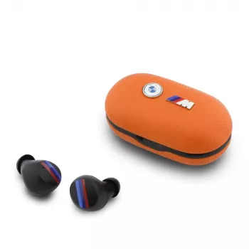 BMW M Metal Logo -nappikuulokkeet TWS Bluetooth 5.3 ENC:llä - oranssi