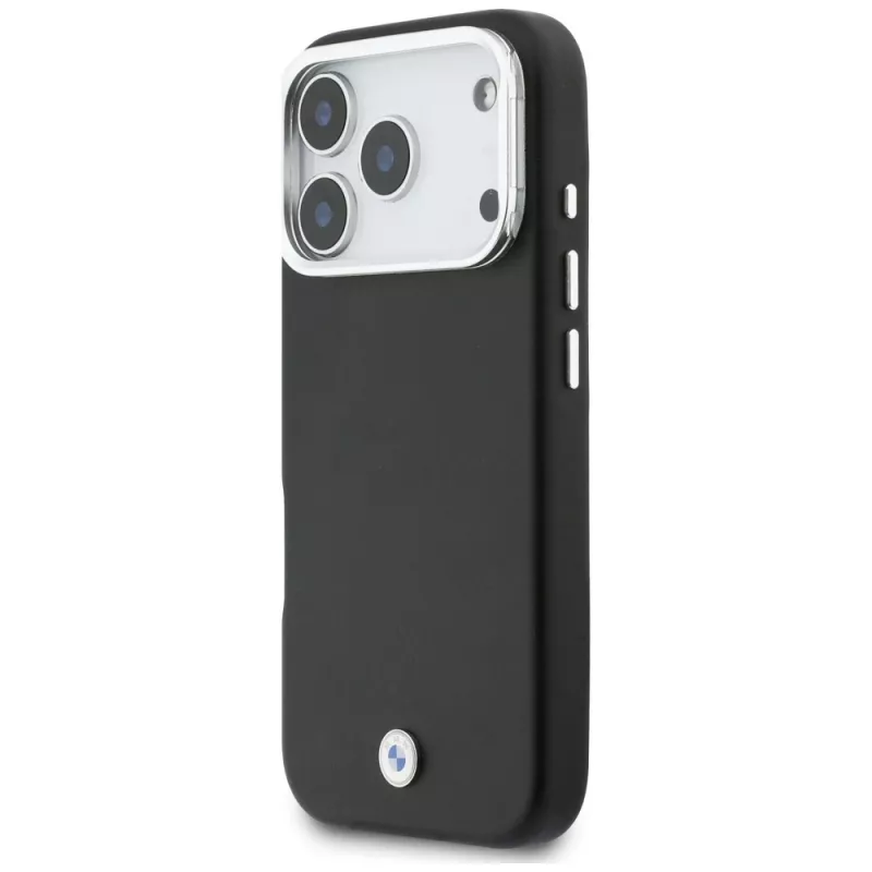 BMW M Sign Metal Logo MagSafe -suojakuori iPhone 17 Pro, musta