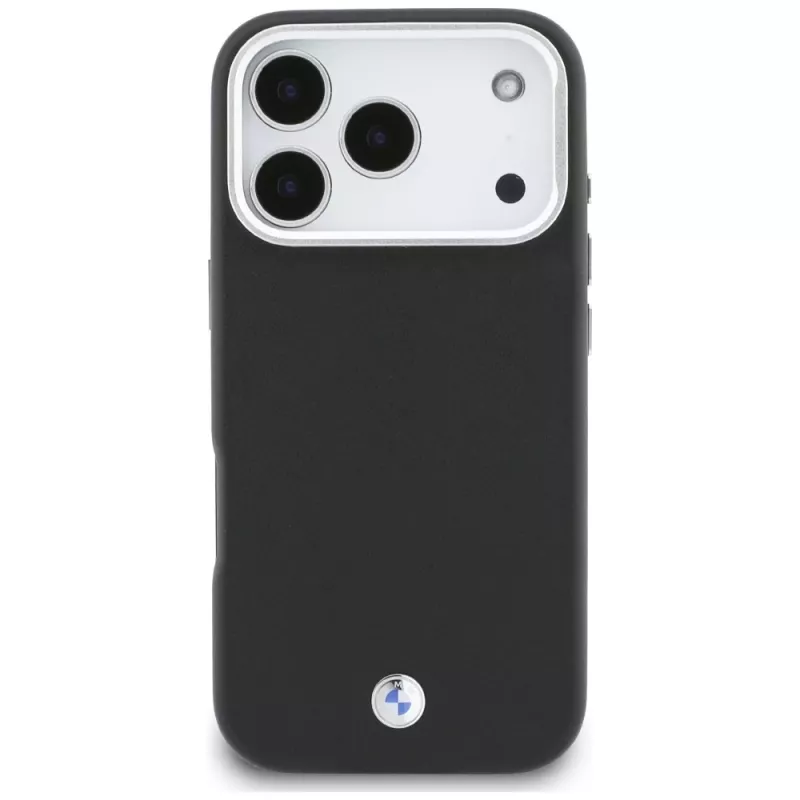 BMW M Sign Metal Logo MagSafe -suojakuori iPhone 17 Pro, musta