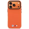 BMW M Metal Logo -MagSafe-kuori iPhonelle 17 Pro, oranssi