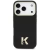 Karl Lagerfeld Karl Head Logo -MagSafe-kuori Apple iPhonelle 17 Pro, musta