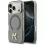 KARL LAGERFELD IML K Head Logo -MagSafe-kuori iPhonelle 17 Pro, musta