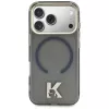 KARL LAGERFELD IML K Head Logo -MagSafe-kuori iPhonelle 17 Pro, musta