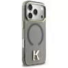 KARL LAGERFELD IML K Head Logo -MagSafe-kuori iPhonelle 17 Pro, musta